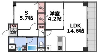 サン シエロ東今里の間取り画像