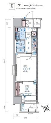 リヴシティ横濱関内参番館の間取り画像