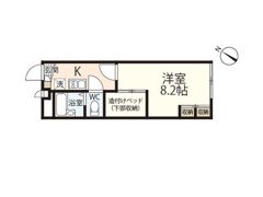 レオパレス紫苑の間取り画像