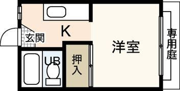 メゾン吉島の間取り画像