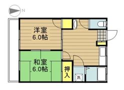 豊雄ハイツの間取り画像