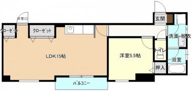 椿ガーデンⅢの間取り画像