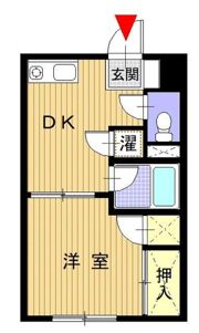 アンテルナ富水3の間取り画像