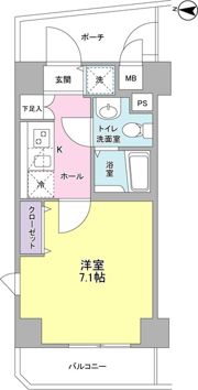 フィオリトゥーラ三軒茶屋ステーションフロントの間取り画像