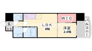 セレニテ神戸元町プリエの間取り画像
