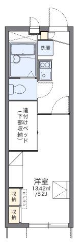 レオパレス津田山手の間取り画像