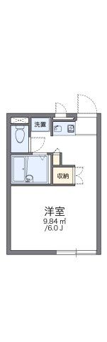 レオパレス友呂岐の間取り画像