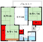 泉北桃山台第2団地37号棟の間取り画像