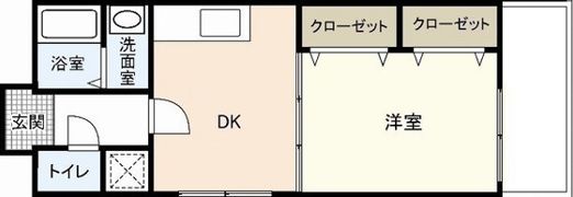 CUBICLE・Fの間取り画像