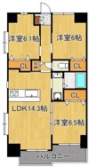 TGボナール浅川台A棟の間取り画像