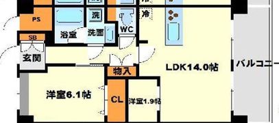 アンフィニ20ヴェルデの間取り画像