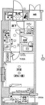 グラントゥルース大森の間取り画像