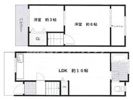 四條畷市米崎町テラスハウスの間取り画像
