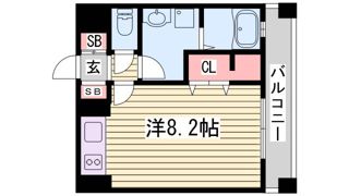 ベルヴィ六甲の間取り画像