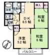 ディアス南幸 B棟の間取り画像