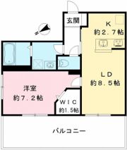 ルリエ目黒中央町の間取り画像