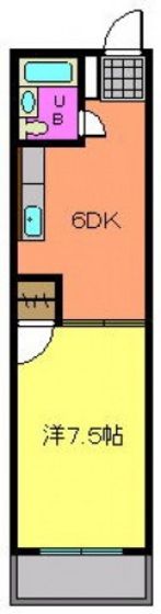 コーポ市村の間取り画像