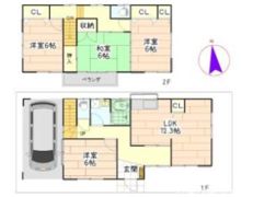 芝貸家の間取り画像