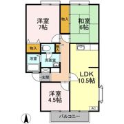 サンビレッジ松前 B棟の間取り画像