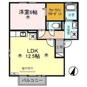 ラポール Aの間取り画像