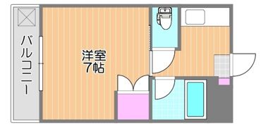 ラ・パルテール福富 壱番館の間取り画像