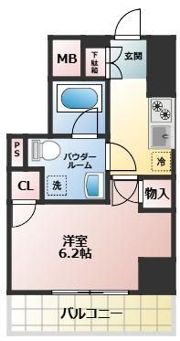 SQUARECITY YOKOHAMA ODORIKOEN AZの間取り画像