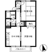 セジュールエイト Bの間取り画像