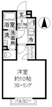 ガーデニア国立の間取り画像