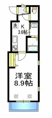 AZURE三宿の間取り画像