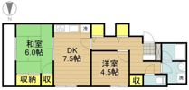 コーポブリッヂ3の間取り画像