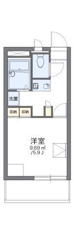 レオパレスNISHIGAIⅡの間取り画像