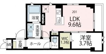 クリザンテム中幸町の間取り画像