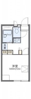 レオパレスアムールの間取り画像