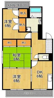 タニガシラハイツの間取り画像