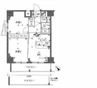 スカイコート巣鴨の間取り画像