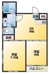 メゾン王城(おうじょう）の間取り画像