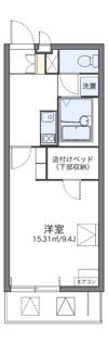 レオパレスリブェールの間取り画像