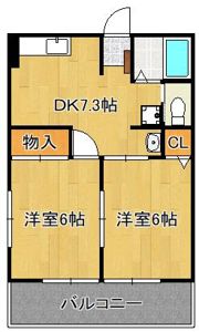 福恵レジスの間取り画像