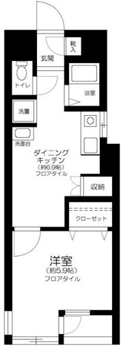 ガーデンプレイス市ヶ谷の間取り画像