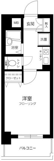フェニックス東麻布の間取り画像