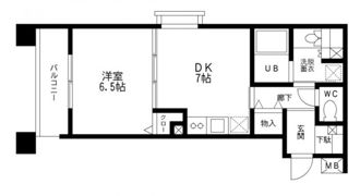 ブランシュール平和台の間取り画像