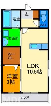 セグラ安宅の間取り画像