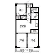 ハイツ山科の間取り画像