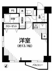 ベルザ南麻布の間取り画像