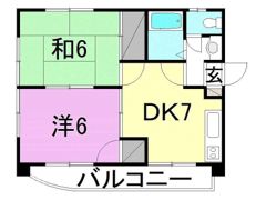 クエストコートの間取り画像