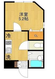 ホワイトヴィラ碑文谷の間取り画像
