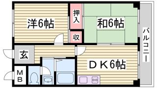 ゲルメンハイツの間取り画像