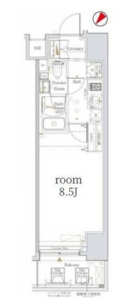 The Log日本橋の間取り画像