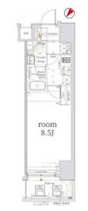 The Log日本橋の間取り画像