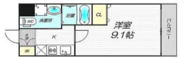 エスリード梅田北の間取り画像